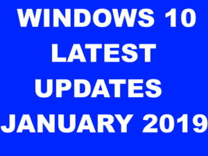 WINDOWS LATEST UPDATE