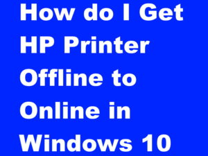 fix hp printer