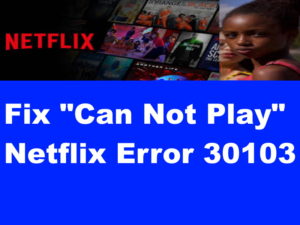 Netflix error