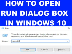 Tips: 05 Methods to Open Run Dialog Box in Windows 10 / 8 / 7