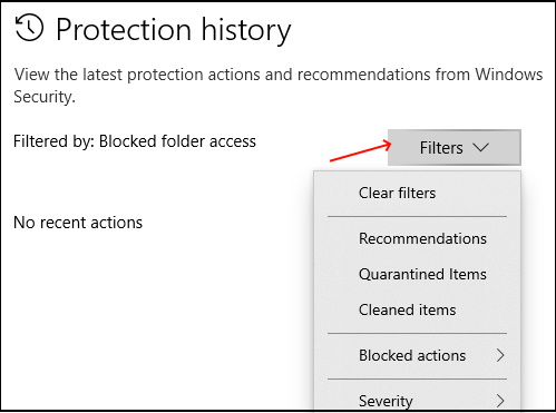 Tips : How to Enable Windows Defender Ransomware protection in Windows 10