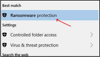 ransomware protection