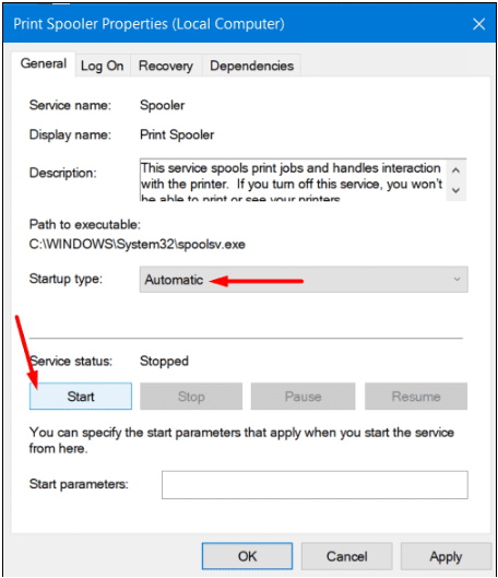 Tips : Fix Error of Print Spooler Service While KB4524147 Windows 10 Latest Update