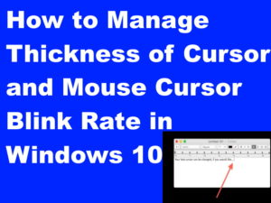 change text cursor blink rate