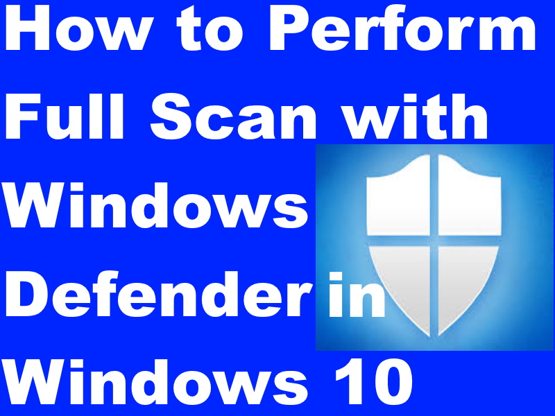 windows 10 defender scan