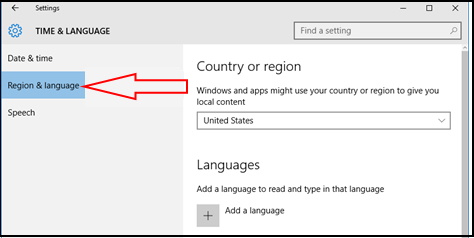 change language of cortana