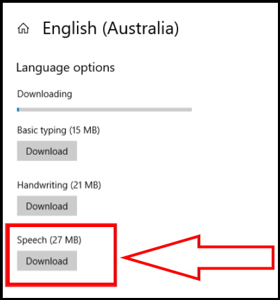 change language of Cortana in Windows 10