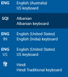 Tips : How to Manage Keyboard Language and Layout in Windows 10