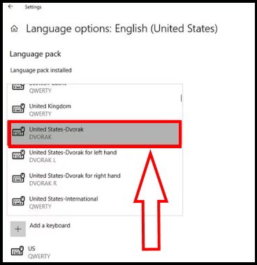 Manage Keyboard Language