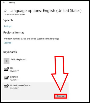 keyboard layout