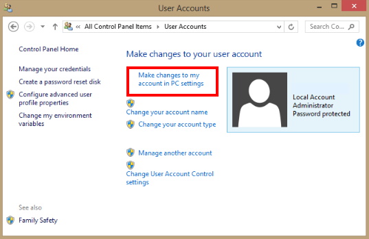 make changes to user accounts