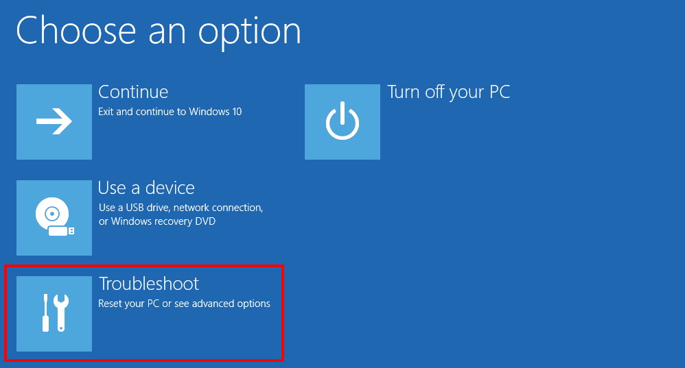 easy system recovery windows 10