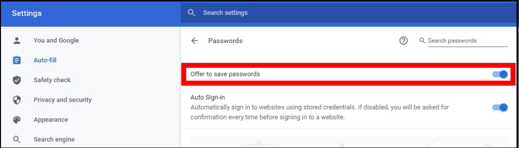how to see your google chrome passwords