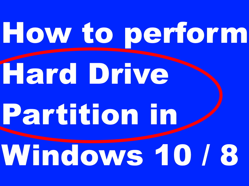 hard drive partition