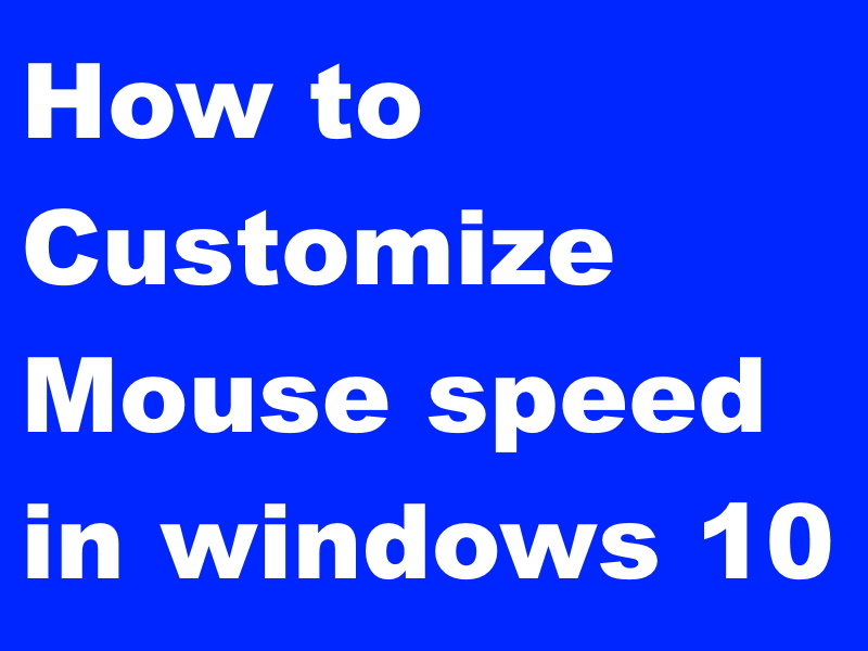 custom mouse pointer windows 7