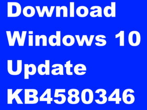 Update KB4580346 Download