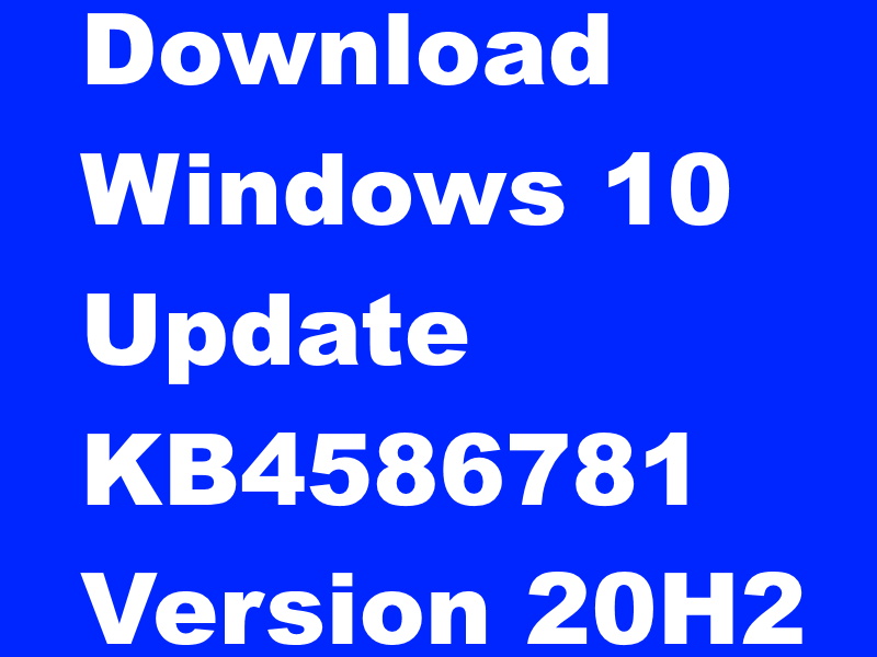 windows update kb4586781