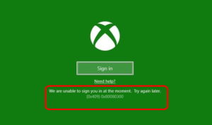 Выполнить вход сейчас невозможно 0x409 xbox windows 10