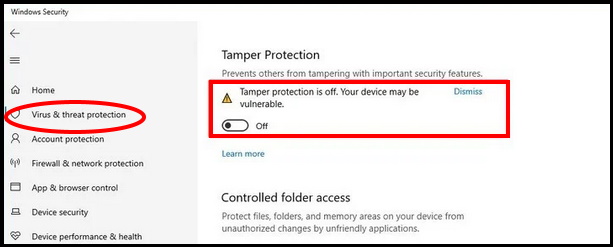 Disable Windows Defender Permanently tamper protection