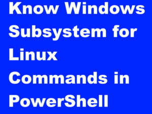 Linux command