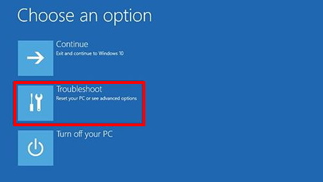 Windows 10 troubleshoot