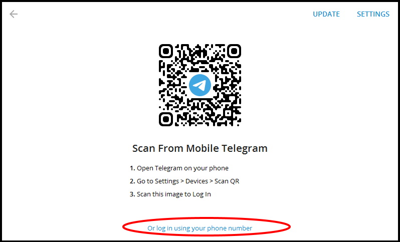 Telegram and Signal app