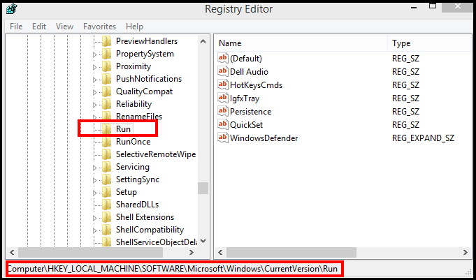 Run registry key