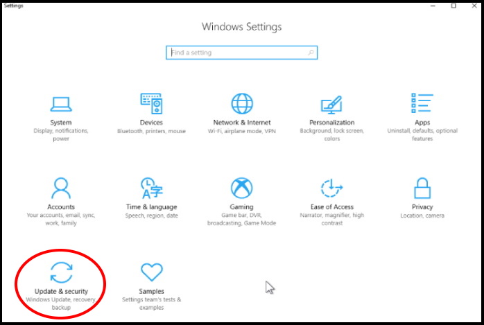 Windows 10 update and security