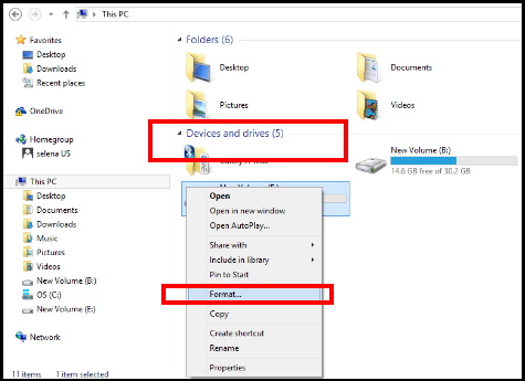 how to format usb drive