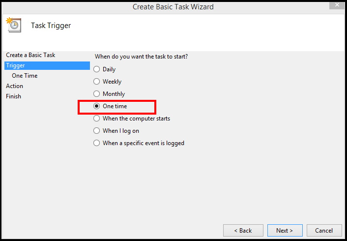 task trigger windows 10