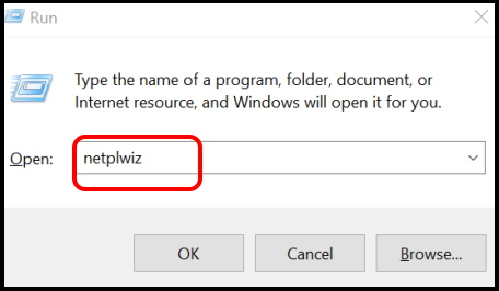 netplwiz