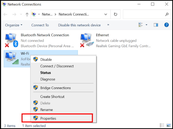 Windows Network Proxy Settings