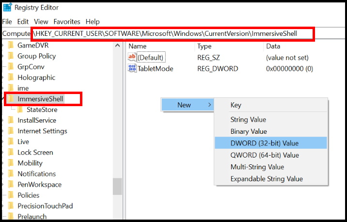 Shutdown option missing