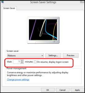windows screensaver not working