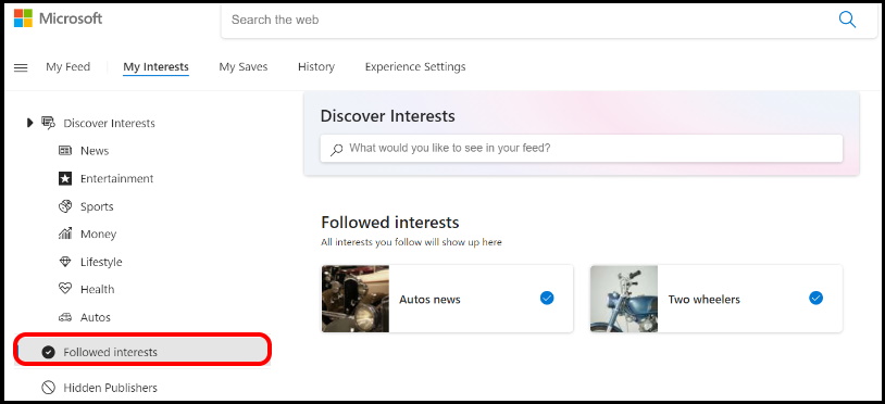 News and Interests taskbar windows 10