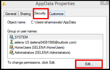 App data security windows 10