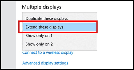 Split Screen monitor Windows 10