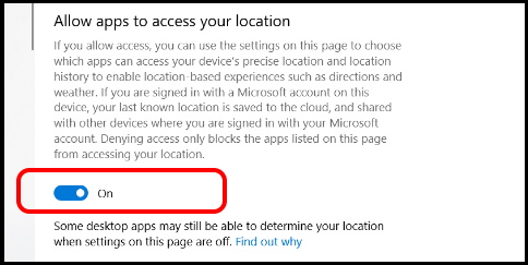 Stop Apps from accessing location