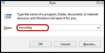 msconfig windows 10