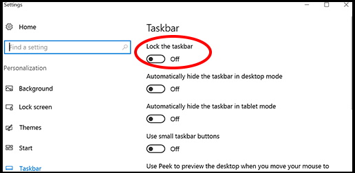 Date and Time on Taskbar