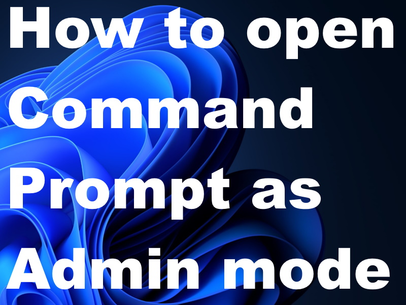 windows 10 always open command prompt administrator