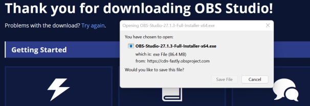 Download and Install OBS Studio