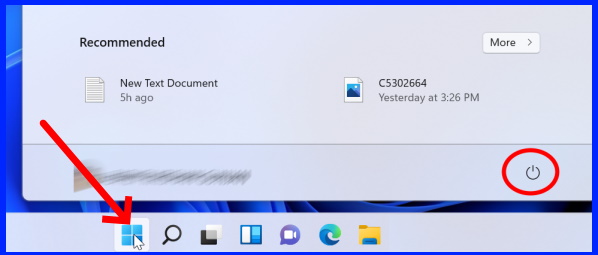 Start menu windows 11