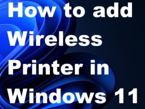 add printer in windows 11