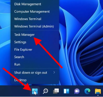 open task manager in windows 11