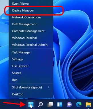 open device manager