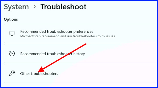 other troubleshooters