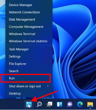 open run windows 11