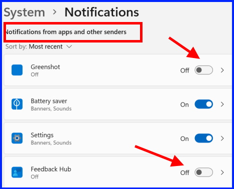 TURN OFF APP NOTIFICATION