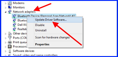 update network adapter driver